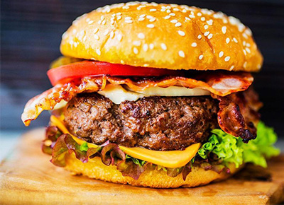 Hambúrguer de Acém com Patinho